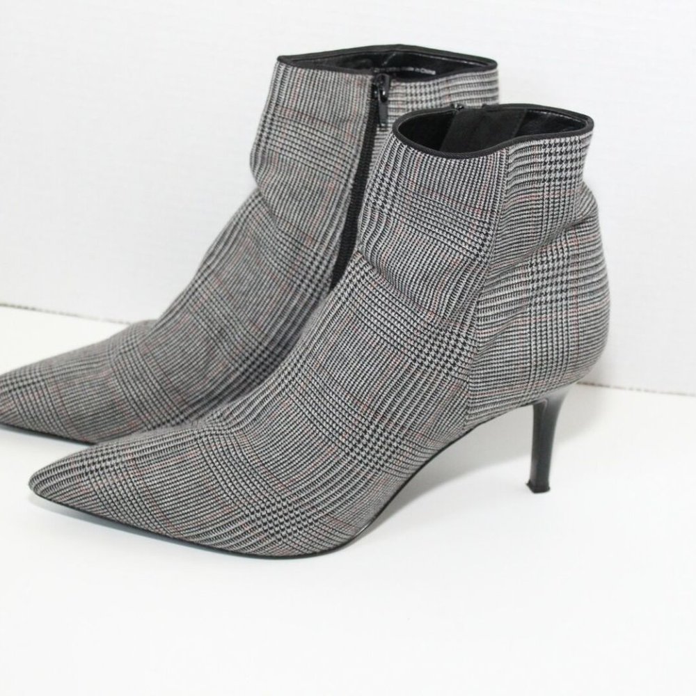 Cabi Dandy Plaid Pointed Toe Ankle Boot H12528 Booties Women's Size 11 H12528 - Picture 2 of 12